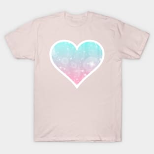 Kawaii Magical Cotton Candy Heart T-Shirt